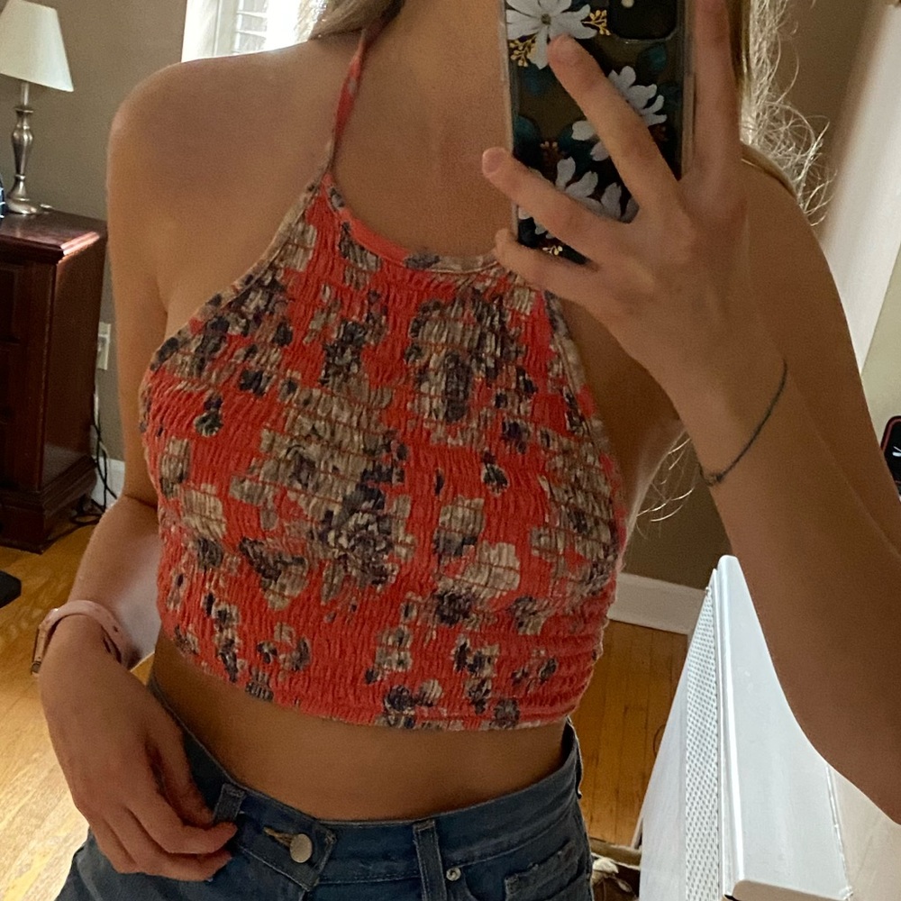 Urban outfitters Stretch tie copped halter